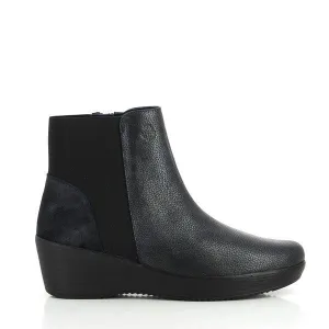 24 Hrs 23418 Navy Ankle Boots