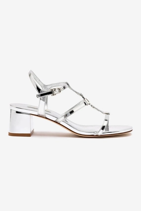 Abrasion Resistant Straps Hana Block In Silver Specchio Gel Insert