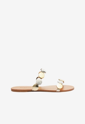 Acacia Platina Leather Sandal Field Walk