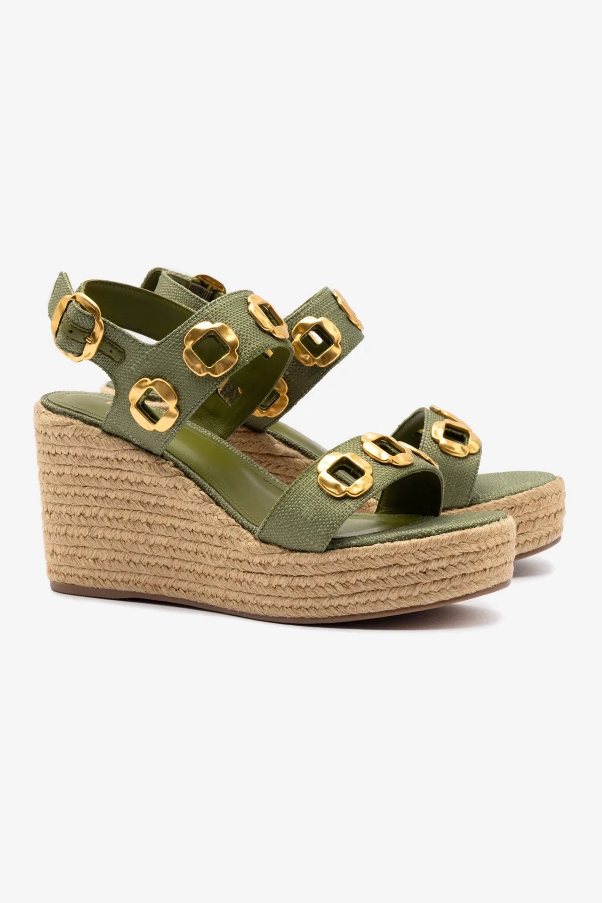 Light Fit Breathable Upper Active Walk Milan Espadrille In Seaweed Raffia