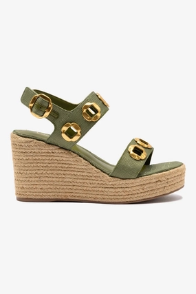 Active Walk Milan Espadrille In Seaweed Raffia Non Slip Outsole Flex grooves
