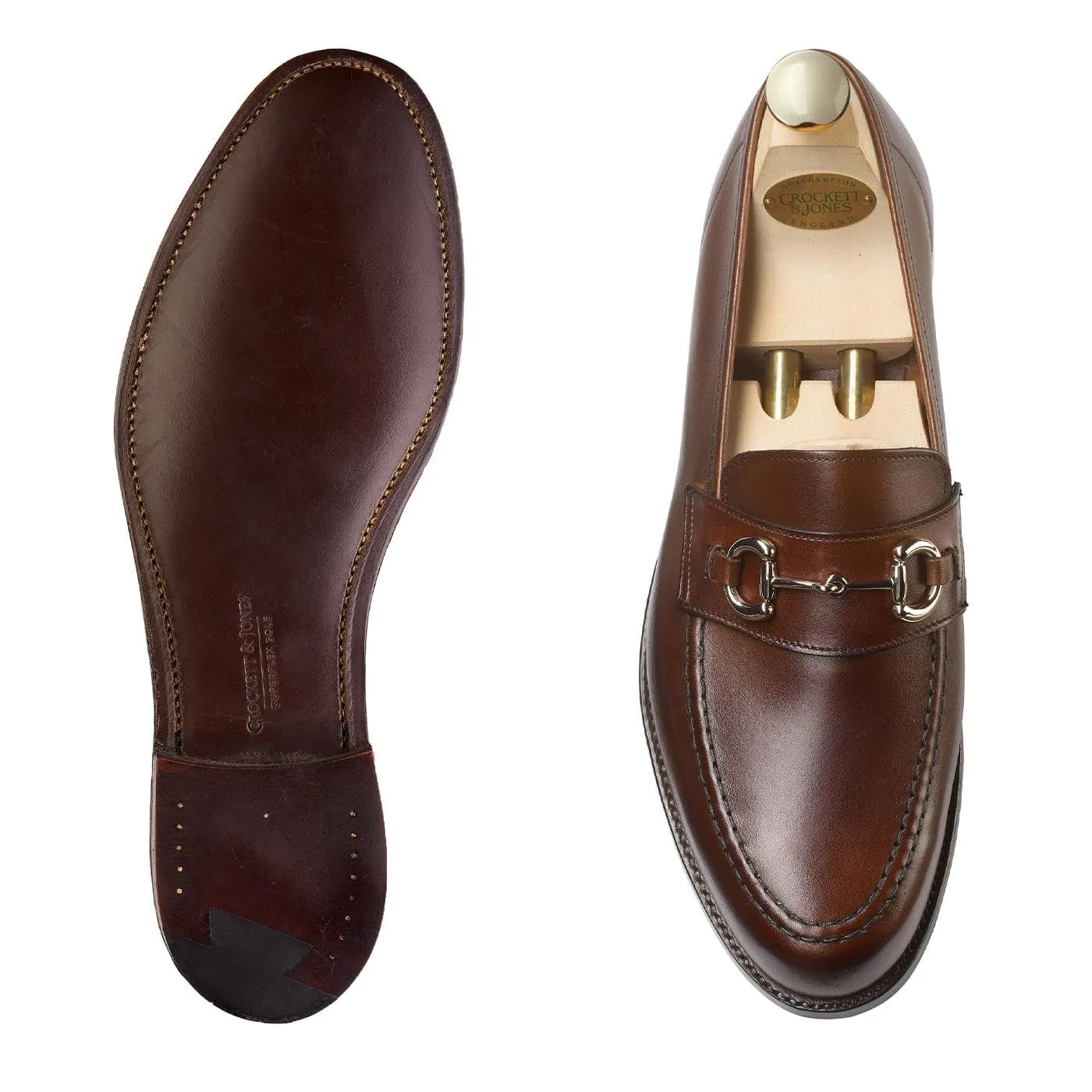 Finchley 2 Dark Brown Burnished Calf Anatomical Contour Design