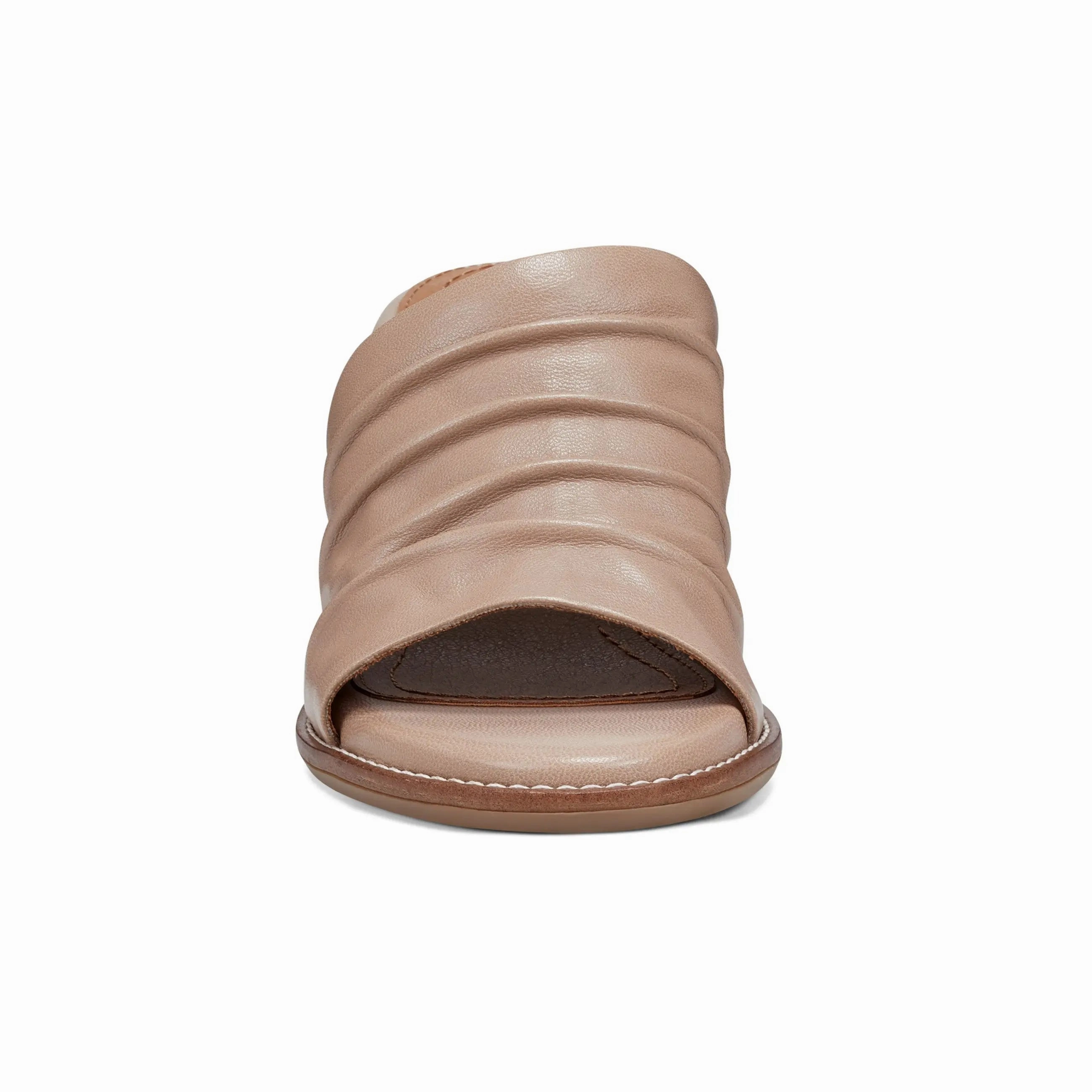 Easygoing Style Adara Ruched Slip-On Dress Sandals