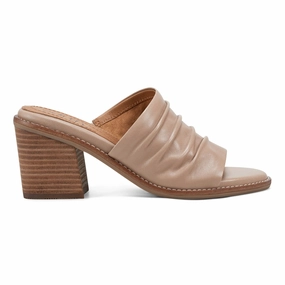 Adara Ruched Slip-On Dress Sandals Sleek And Comfy