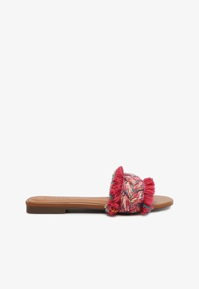 Adelia Flat Sandal Canvas Cool