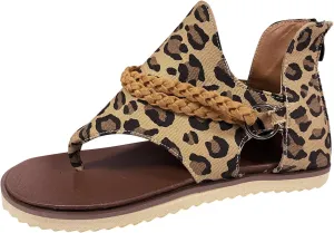 Adjustable Strap Flat Sandals for Women Casual Summer Comfortable Walking Shoes Versatile Sandals for Women
