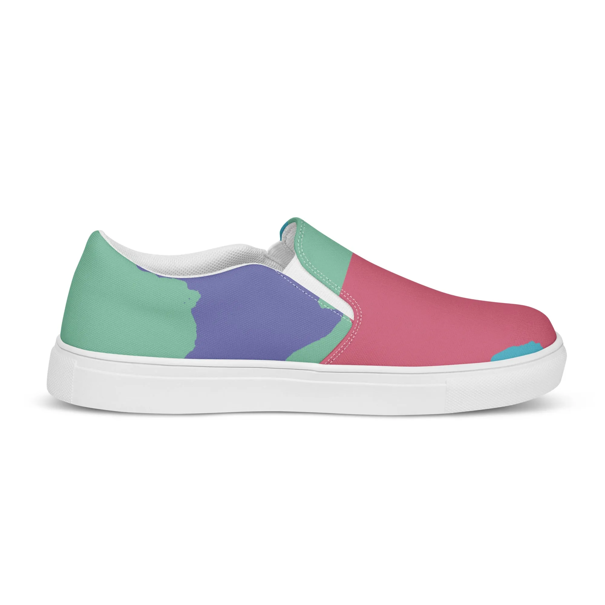 AFRICA WARHOL Men’s Slip-On Canvas Shoes (Retro)