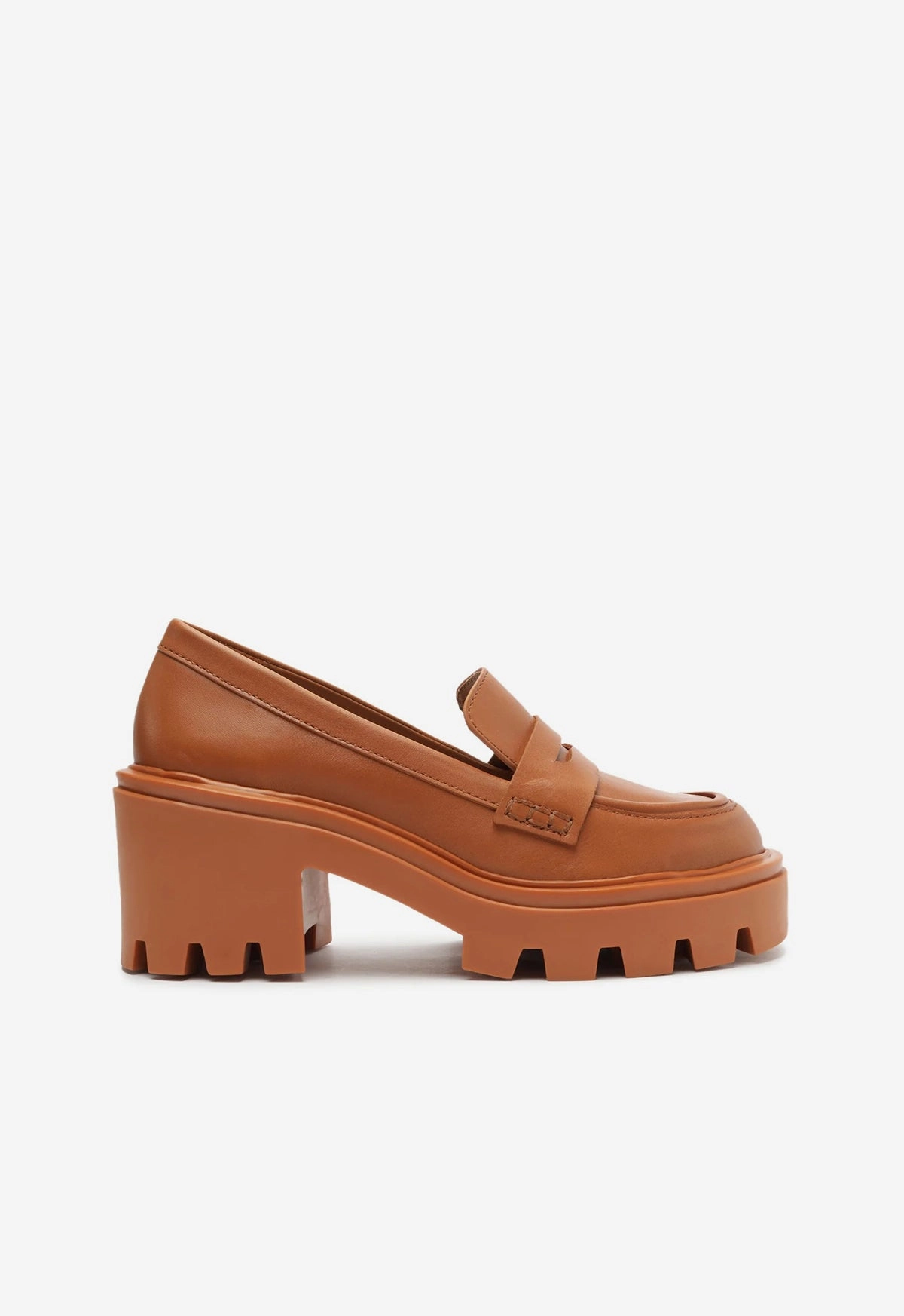 Viola Tractor Leather Flat Jungle Path