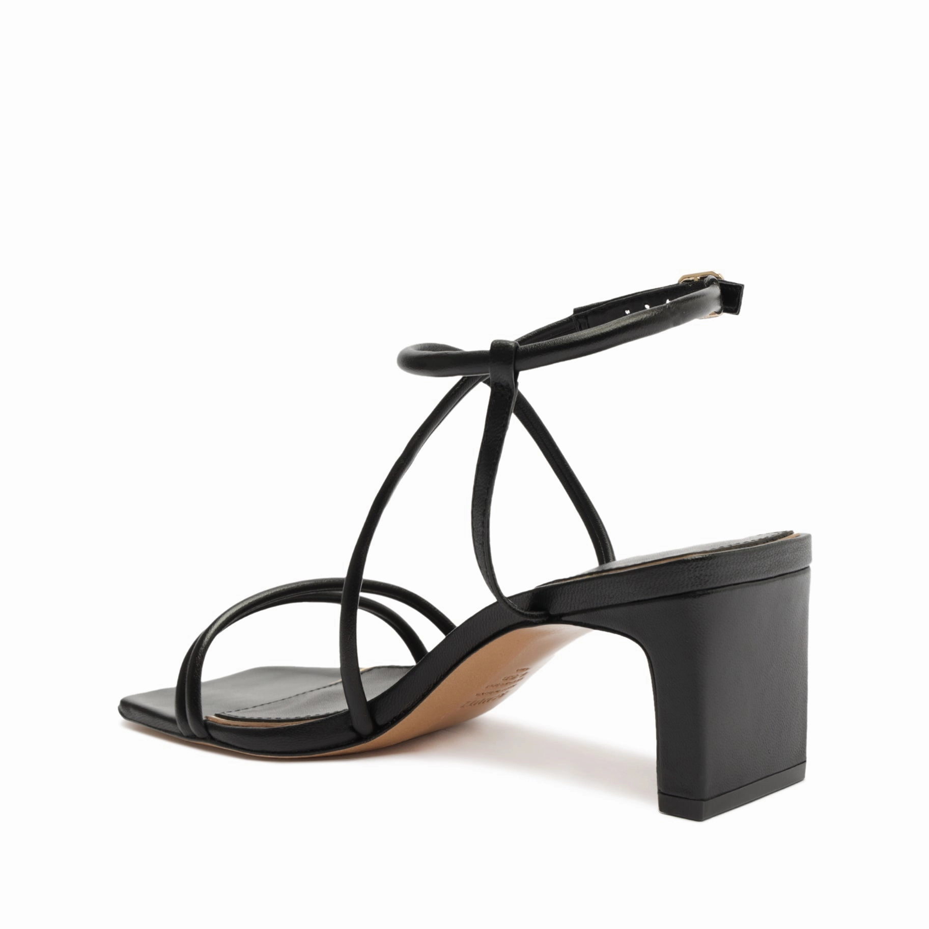 Aimee Block Leather Sandal slow walk Cold Guard