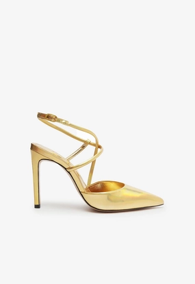 Aimee Specchio Leather Pump Long Walk School Day