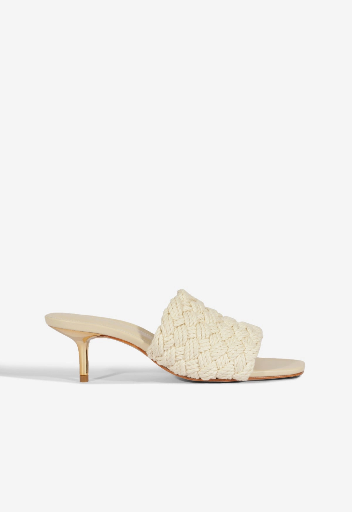 Tiana Mid Raffia Sandal Comfort Upper