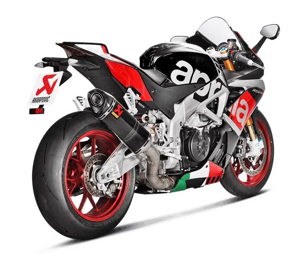 Akarapovic Slip On Line (Carbon) OPEN Exhaust System 2015-2016 Aprilia RSV4