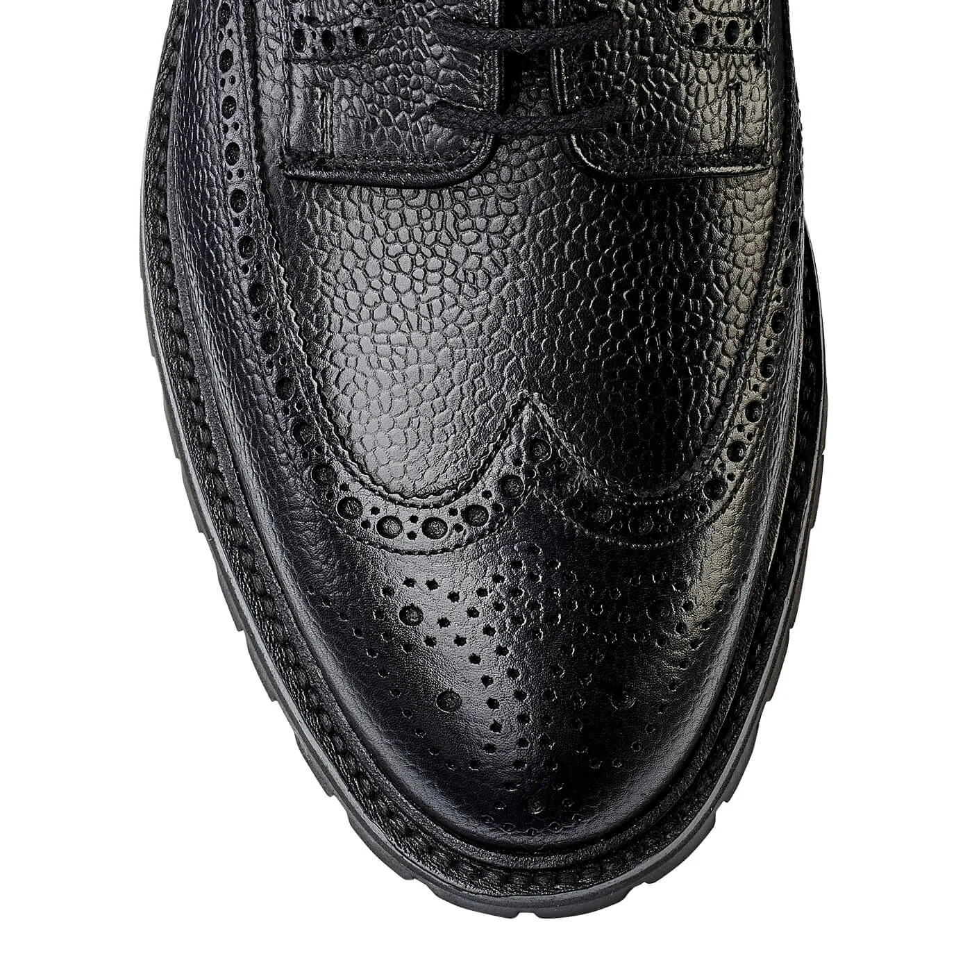 Pembroke Black Scotch Grain Rich Glow Cushioned Base Busy Professionals