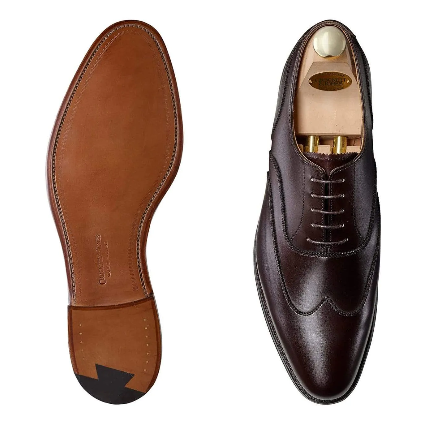 Bright tone Tunbridge Coffee Burnished Calf
