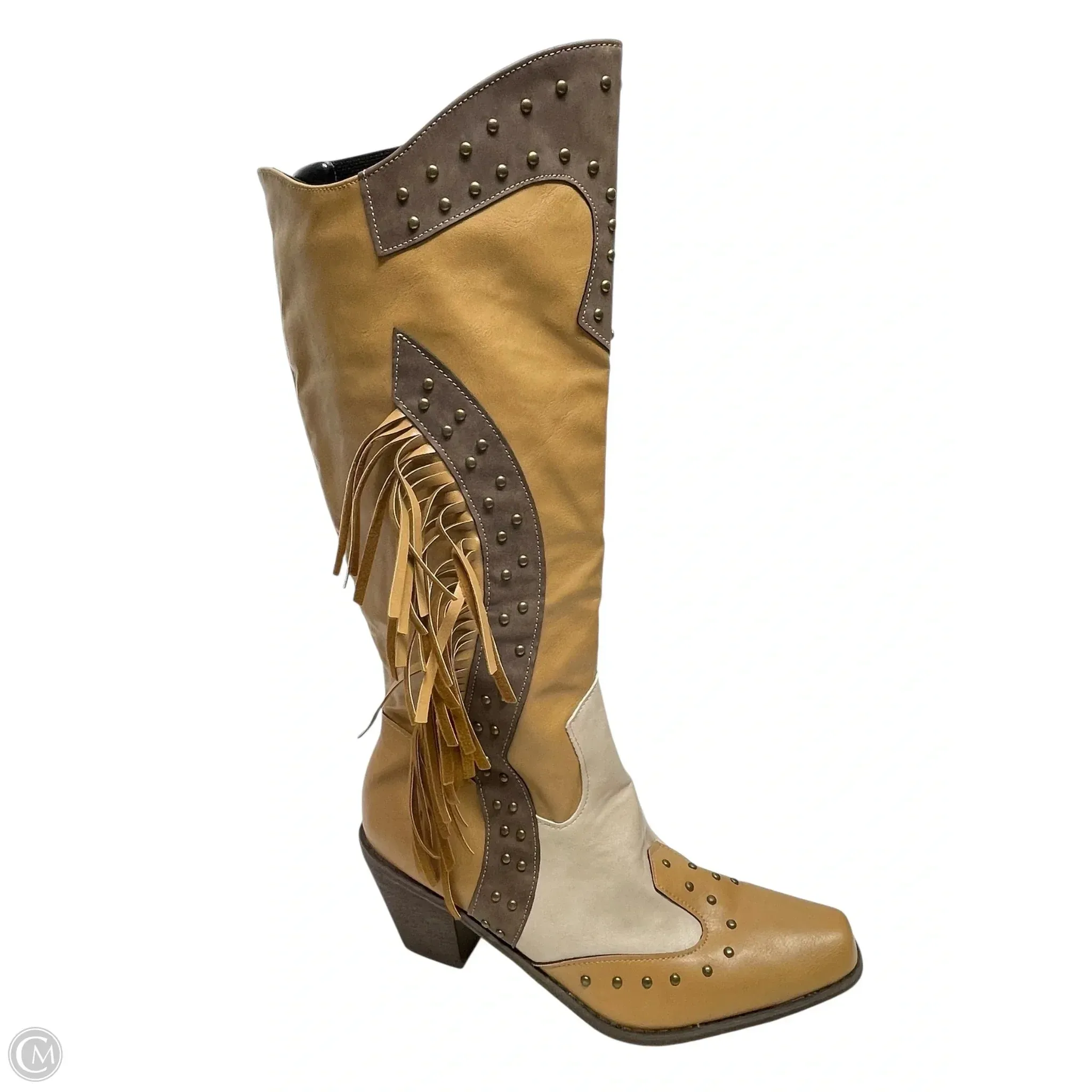 All Use Boots Western By Clothes Mentor In Brown, Size: 10.5 Office Smart