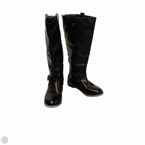 Weekend Trek Boots Knee Flats By Clothes Mentor In Black, Size: 5.5