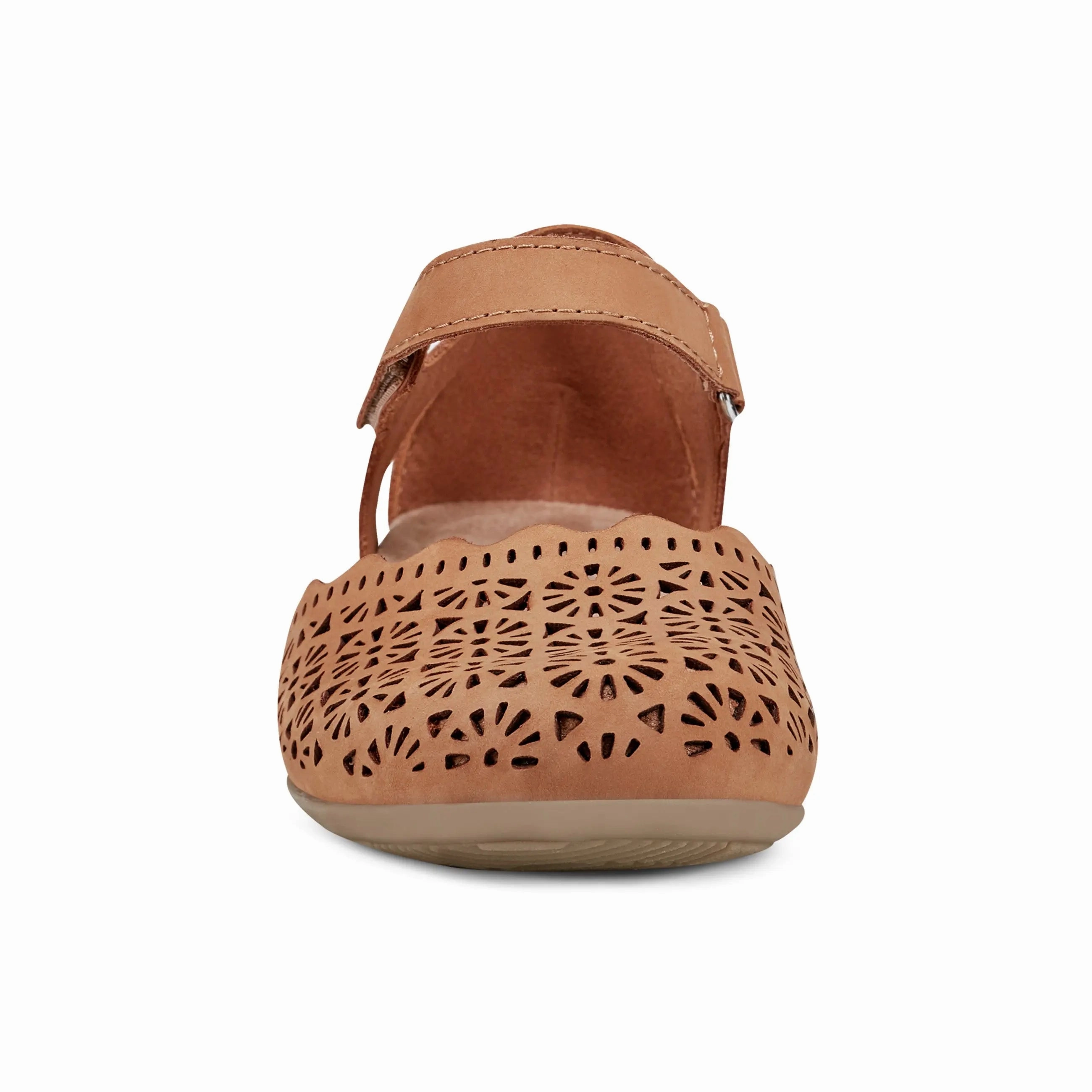 Bronnie Casual Slip-On Perforated Sandals Breathable Cushioning Clear Power