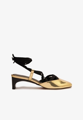 Amarie Specchio Leather Pump Cushioned Base Work Commute Year long