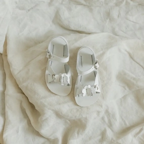 Amelia Sandal - White Thong Style