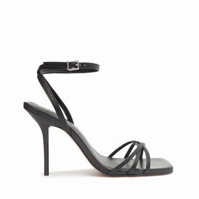 Amelia Square Nappa Leather Sandal Ergonomic Design Moist Guard