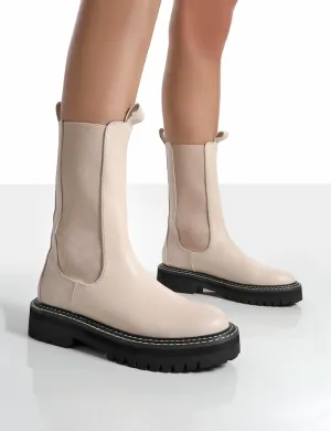 Animate Bone Ankle Chelsea Boots