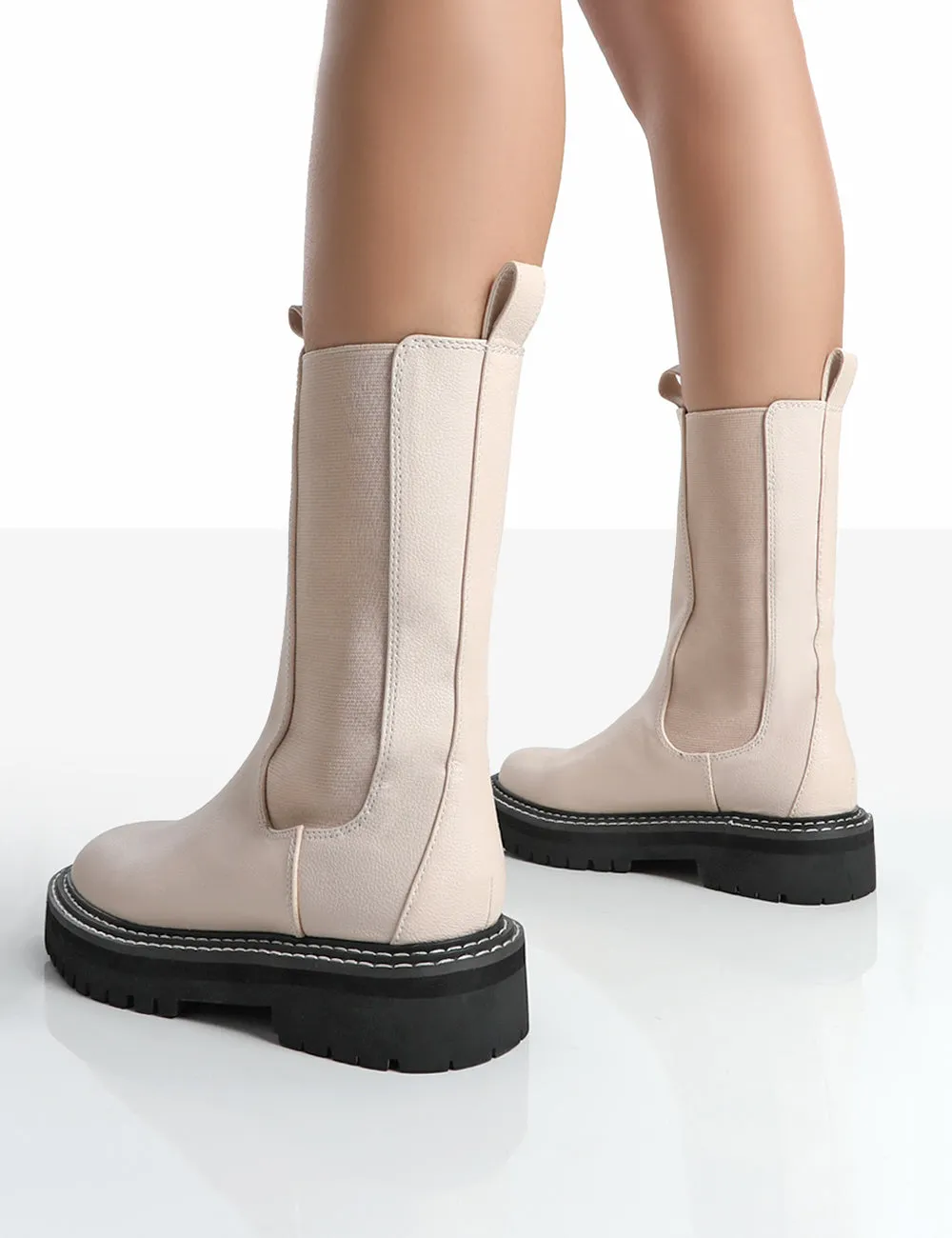 Animate Bone Ankle Chelsea Boots
