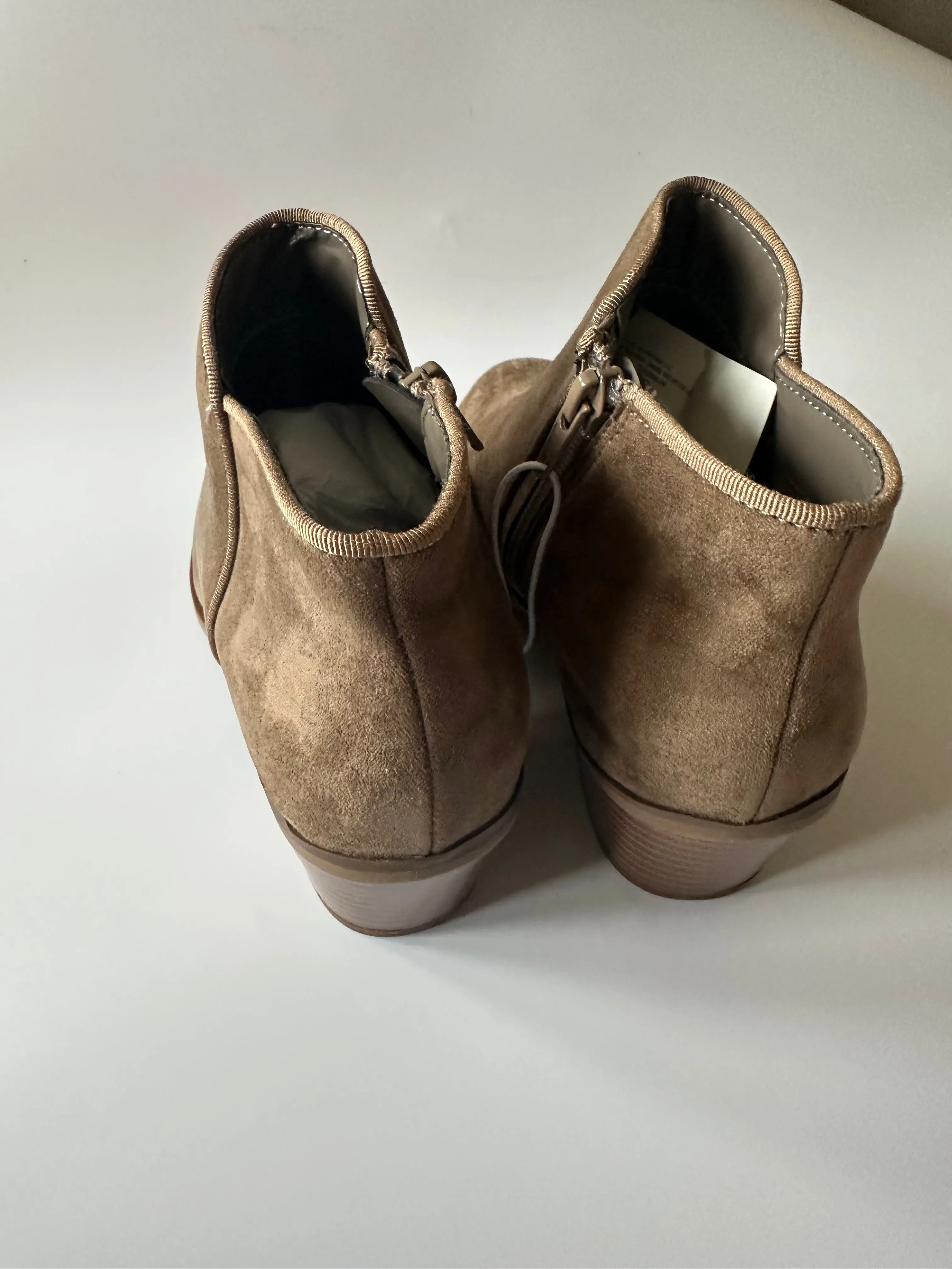 Ankle Boot Faux Suede size 4 UK Taupe