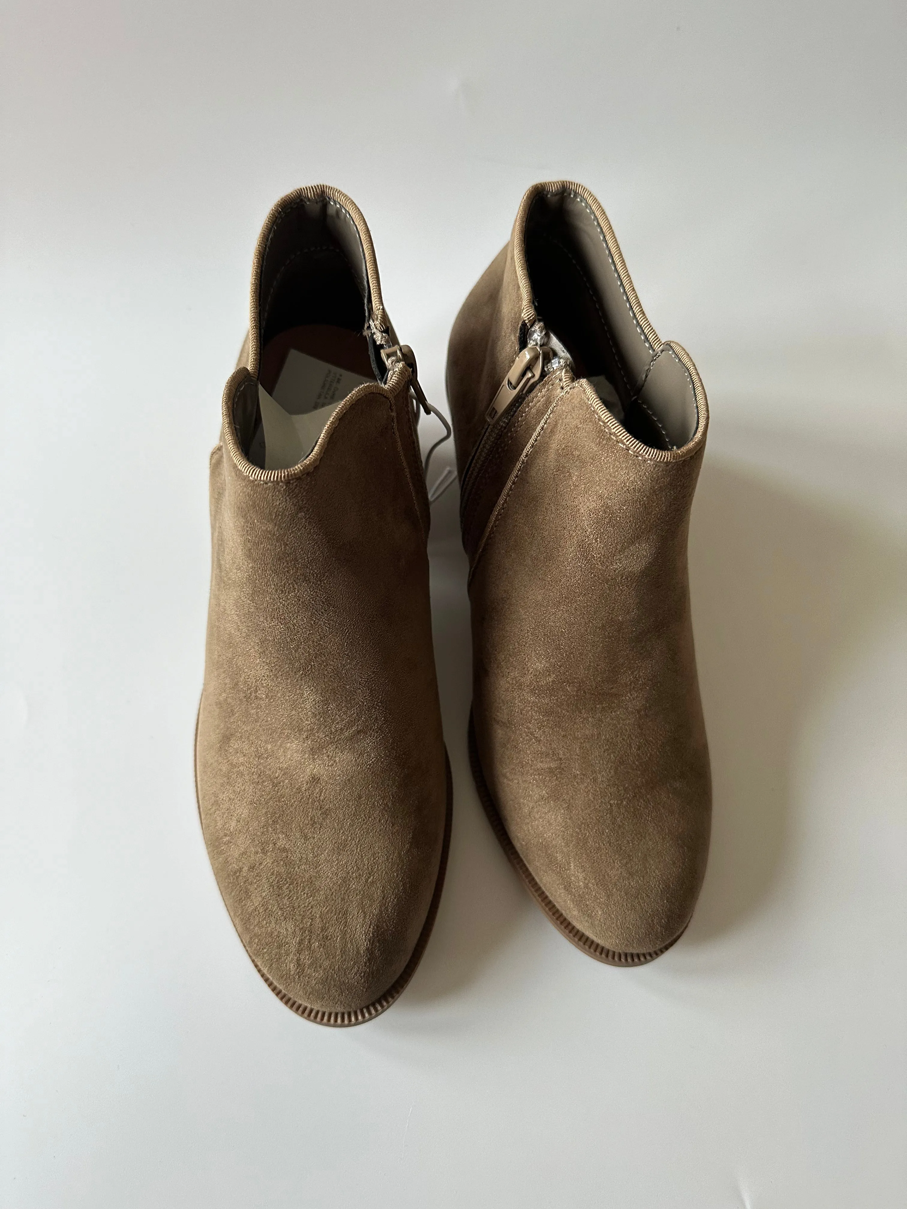 Ankle Boot Faux Suede size 4 UK Taupe