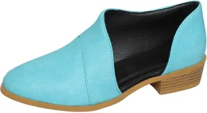 Ankle Boots for Women Women's Chelsea Fashion Retro Flat Memory Foam Chuncky Stacked Low Heel Booties Cut Out Wide Widths