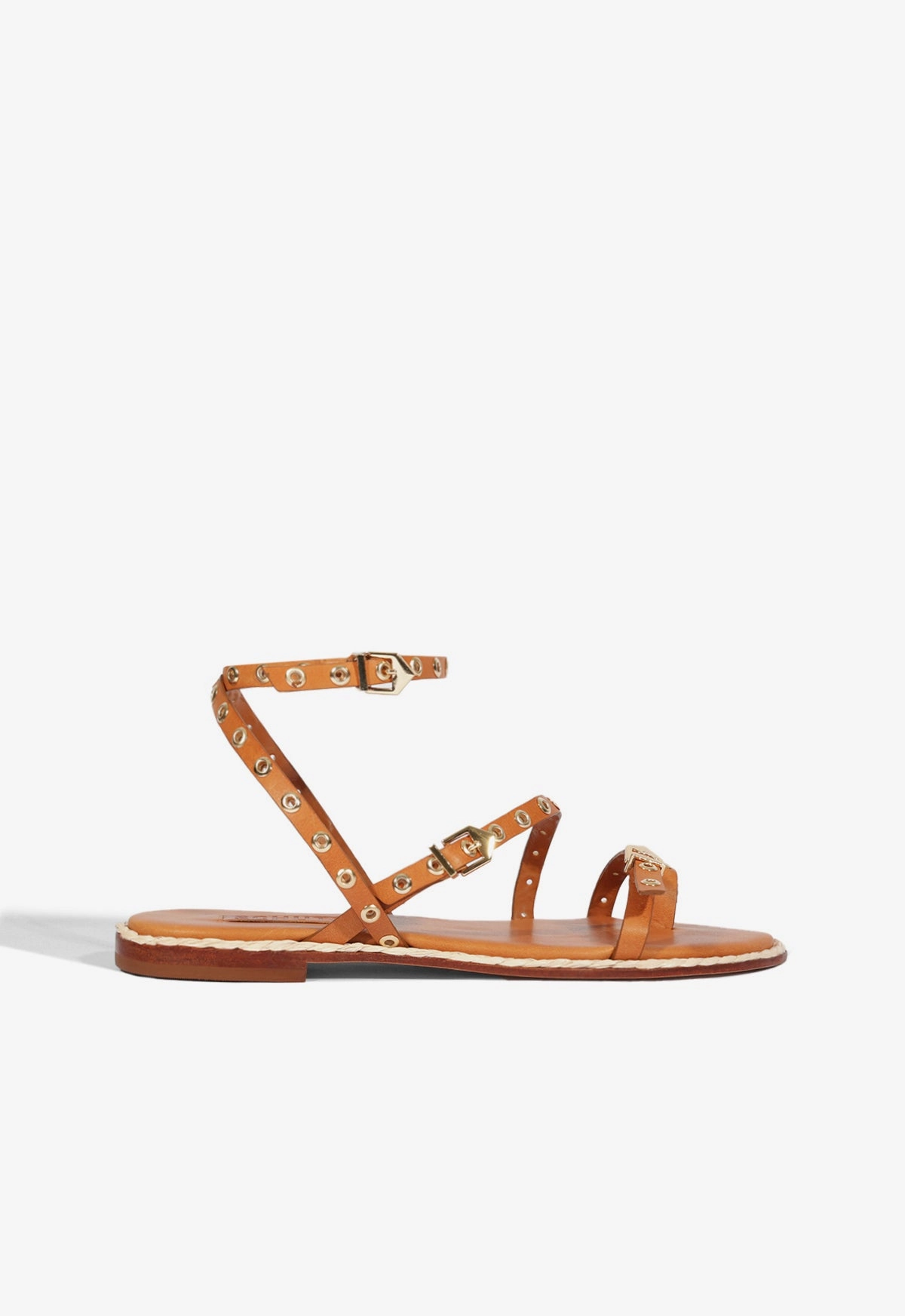 Flexible Fit Active People Annete Brown Leather Sandal
