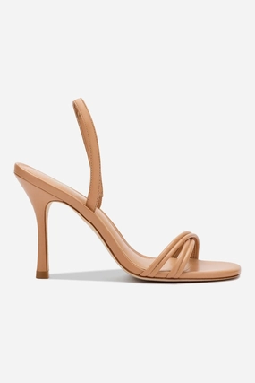 Annie Sandal In Tan Leather Calm Walk wedge