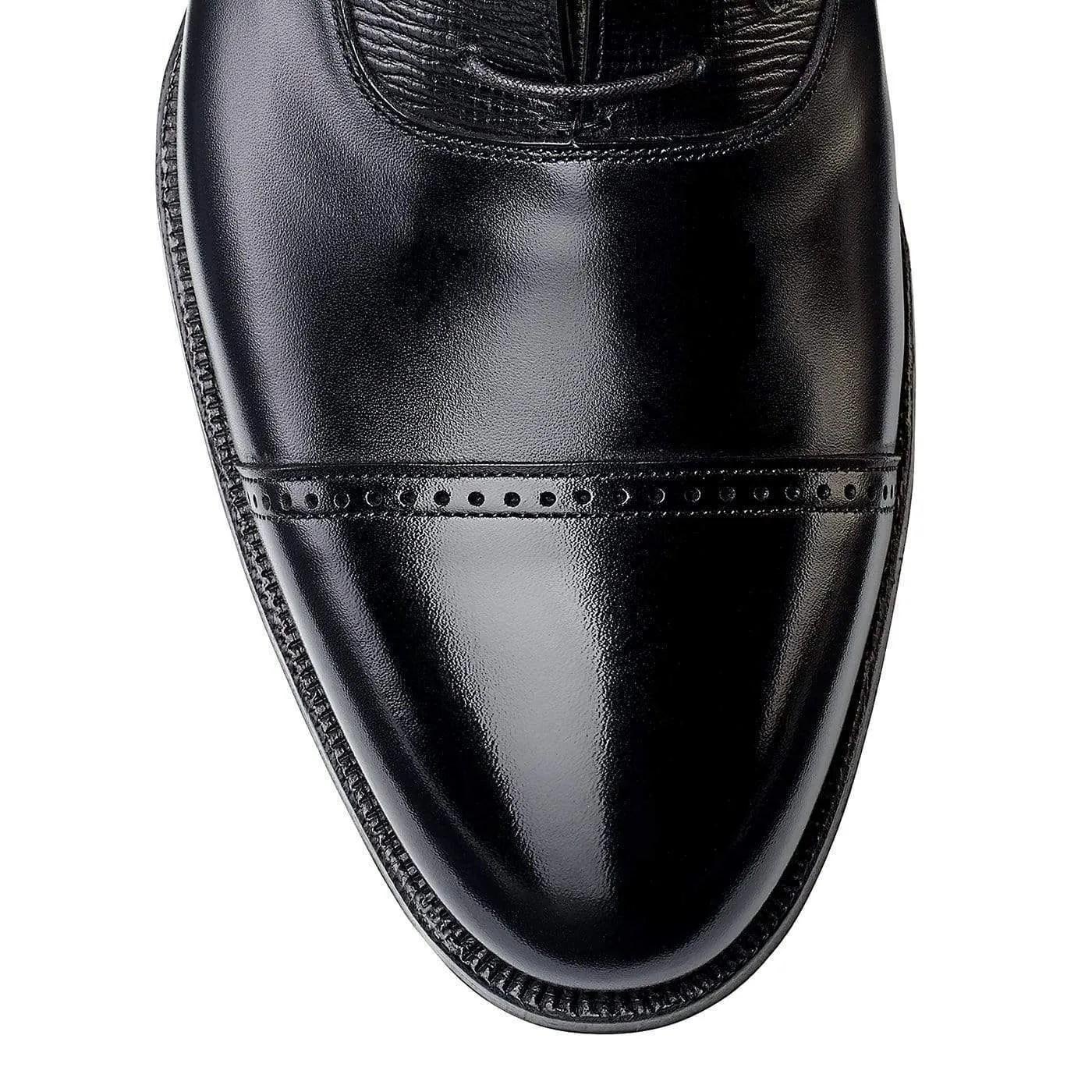 Marathon Fit Perry Black Calf & Black Willow Grain