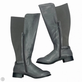 Slip Resistant Rough Trail Hiker Flexible Midsole Construction Boots Knee Flats By Torrid In Grey, Size: 10