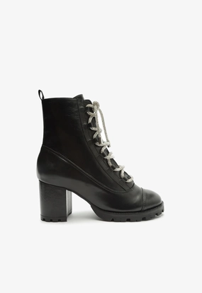 Leather Upper Rain Guard Kaile Mid Glam Bootie