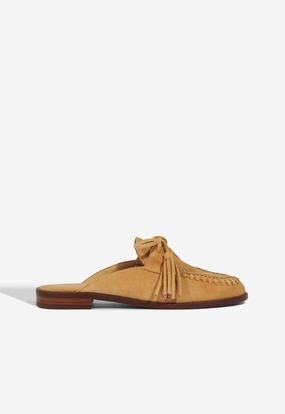 Color Play Casual Kim Mule Suede Flat
