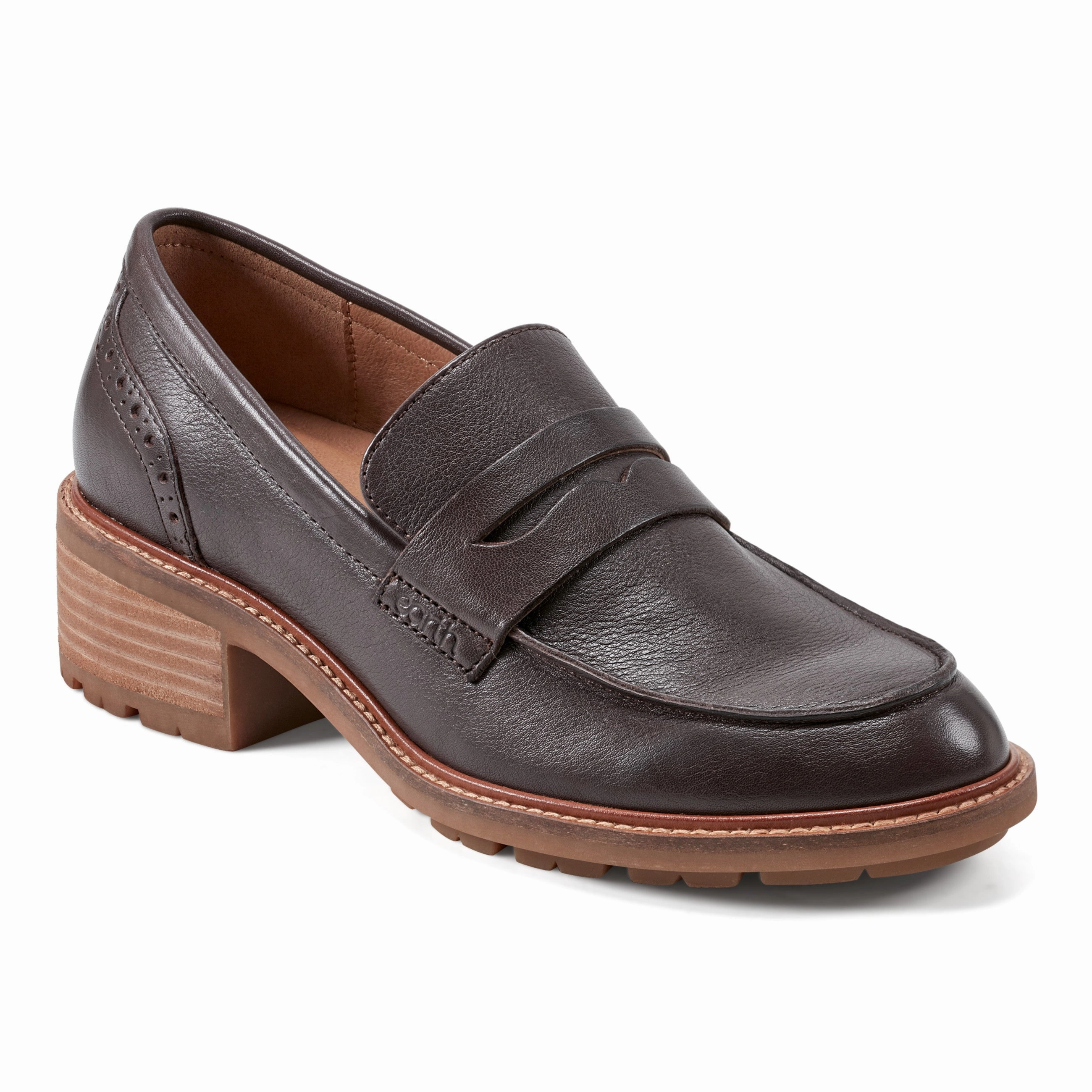 Functional Form Lindy Almond Toe Casual Slip-on Penny Loafers