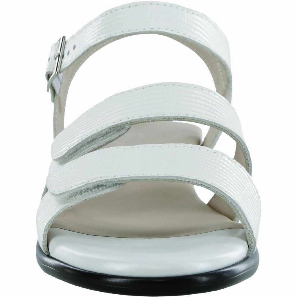 Savanna - White Lizard Comfy Sandals for Travel Comfortable Sandals for Men