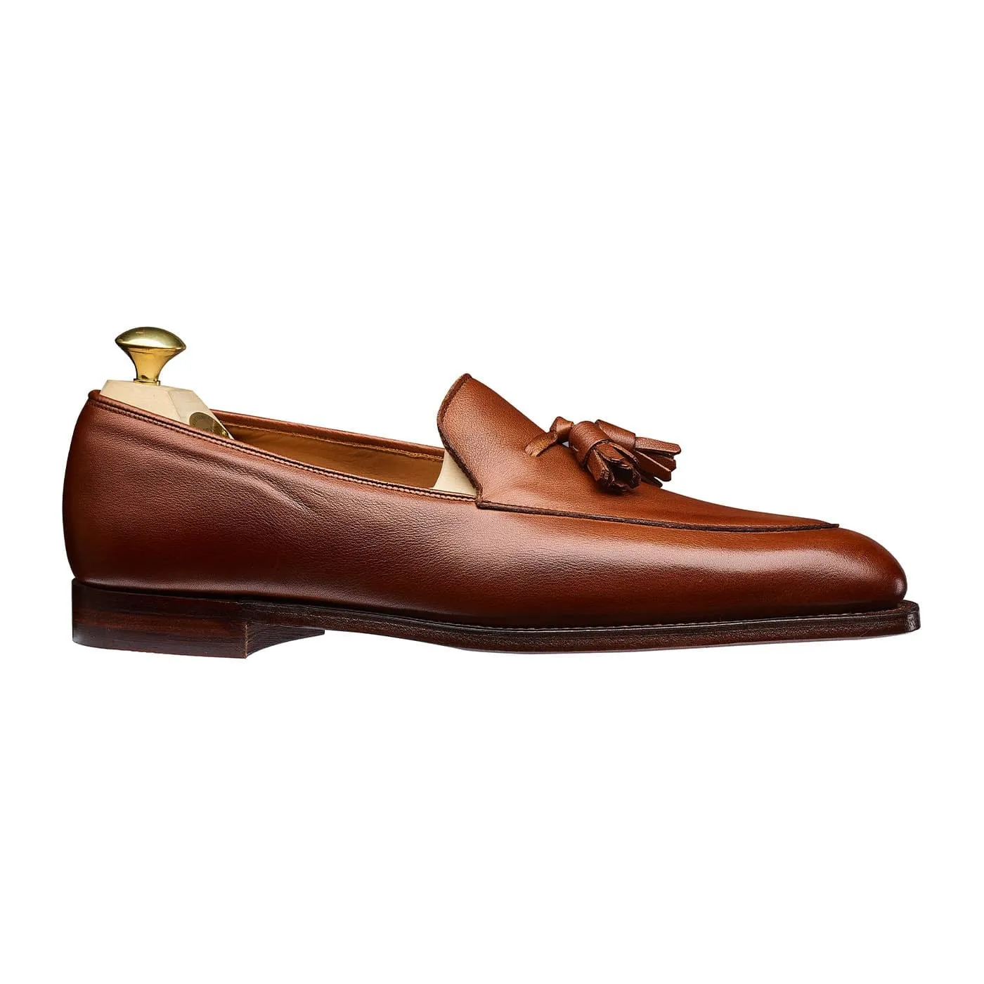 Posture Aligning Footbed Antibes Chestnut Milled Calf