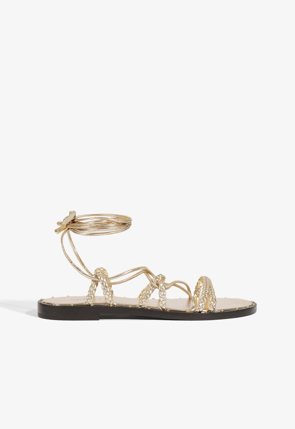 Stable construction Mom Safe Antonia Metallic Sandal