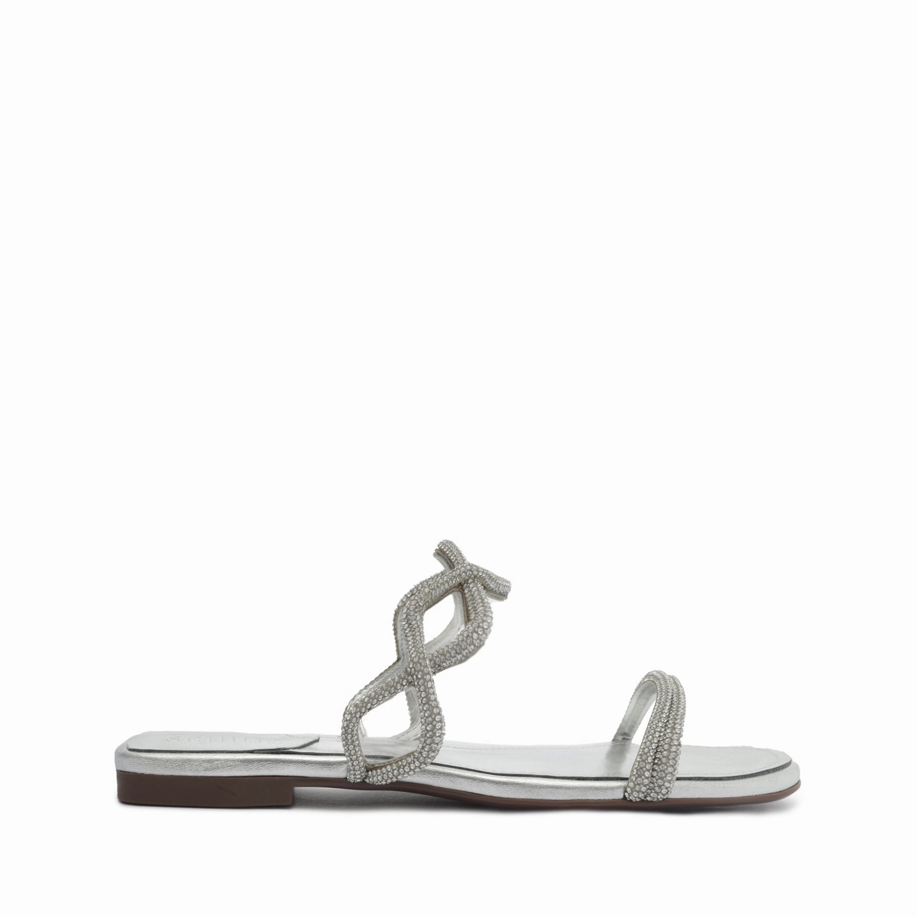Non Restrictive Fit Fashionable Arabella Glam Vinyl Sandal