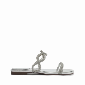 Non Restrictive Fit Fashionable Arabella Glam Vinyl Sandal