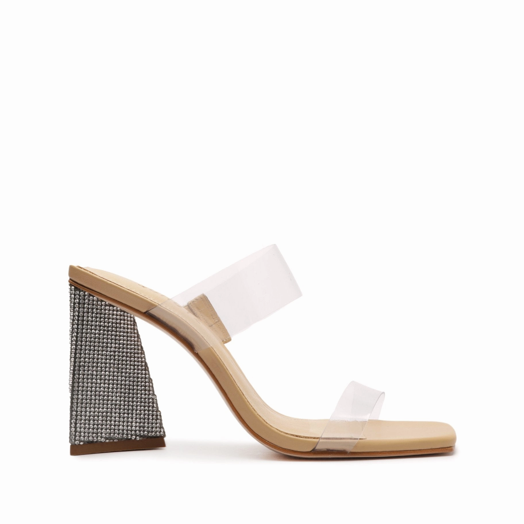 Ariellen Vinyl & Rhinestones Sandal Canvas