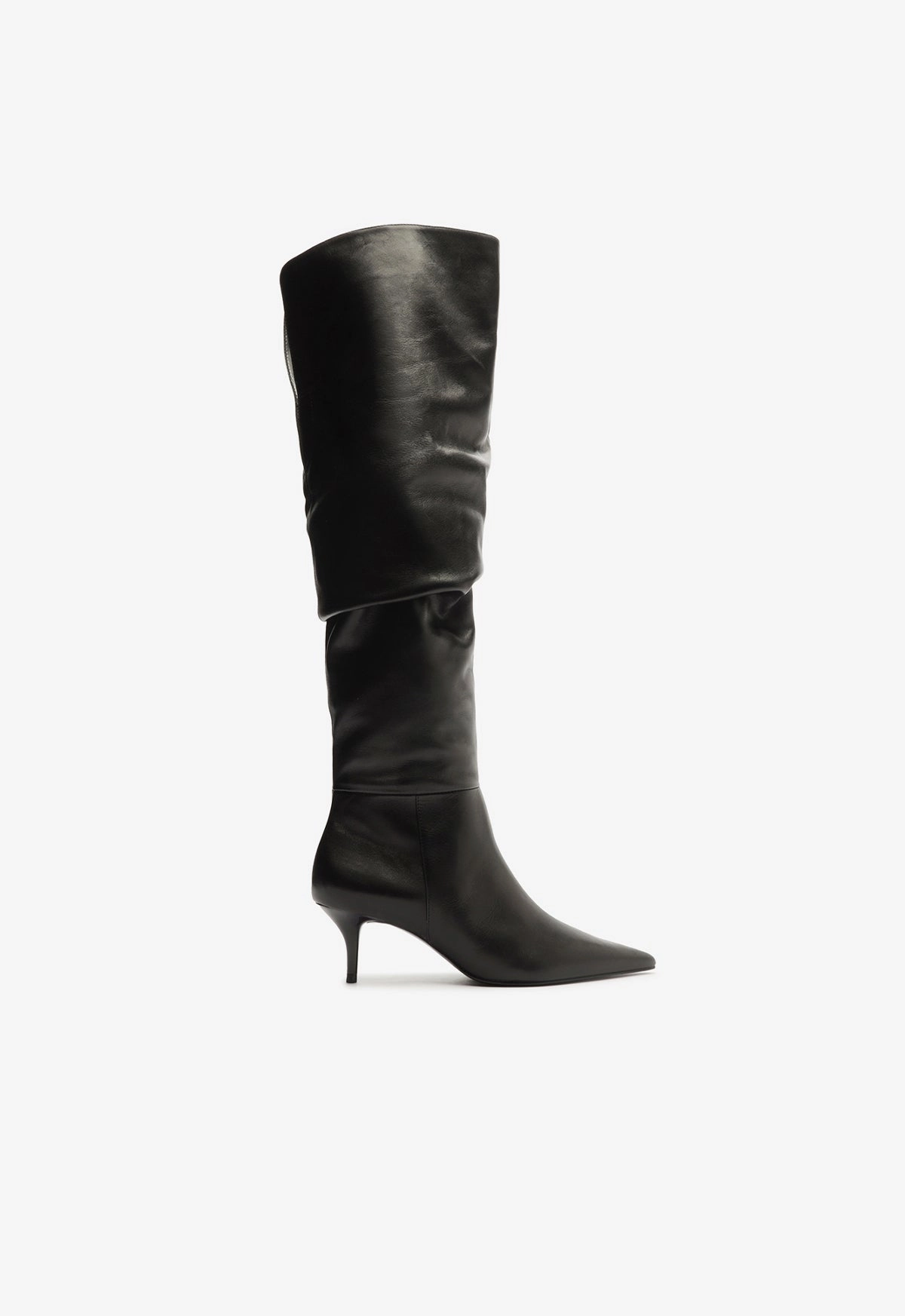 Friction Free Inner Seams Block Walk Ashlee Mid Over The Knee Boot