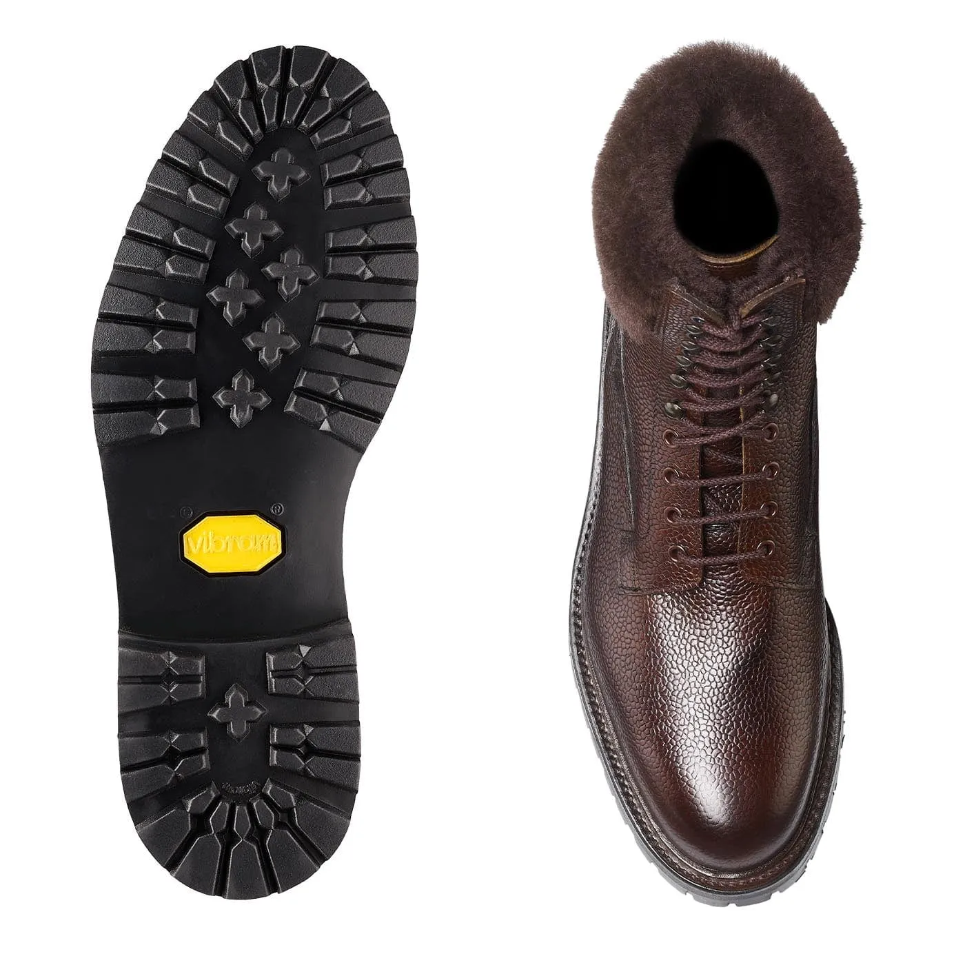 Utility Style Glencoe Dark Brown Scotch Grain