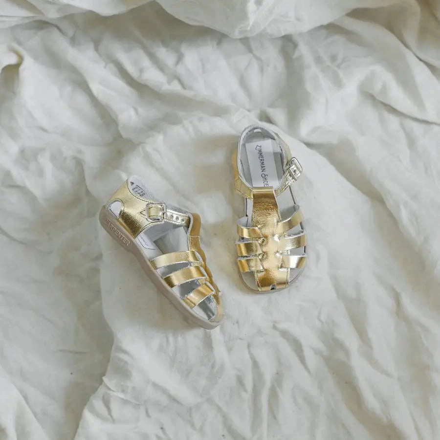 Marina Mood Audrey Fisherman Sandal - Gold