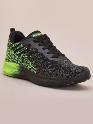 Avant Men's Pebble Running Shoes - Black/Green