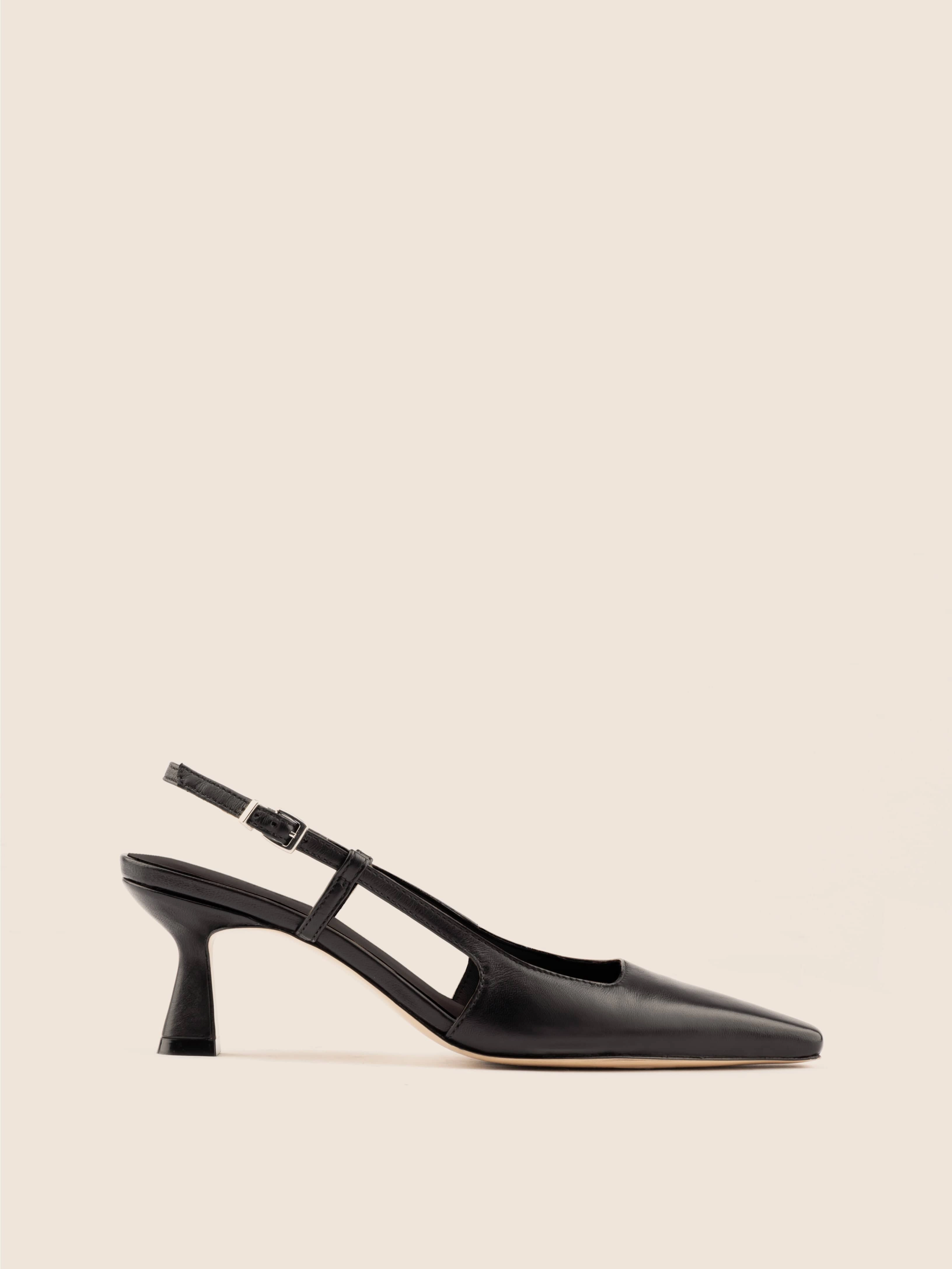 All-Purpose Wear Open Toe Bahia Black Pump