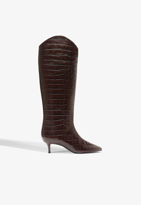 Maryana Lo Wide Boot Korean Trend Shine Tone