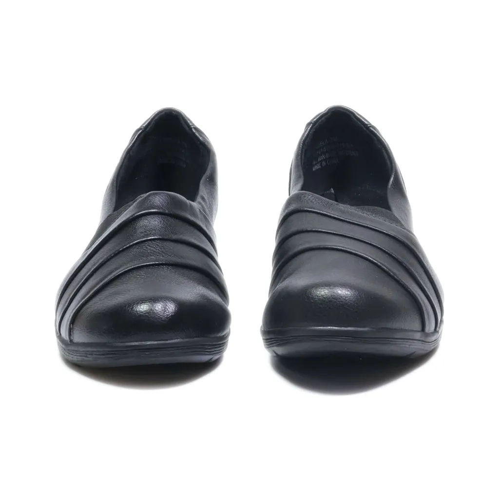 Baretraps Slip Ons Leather Black Colour For Women