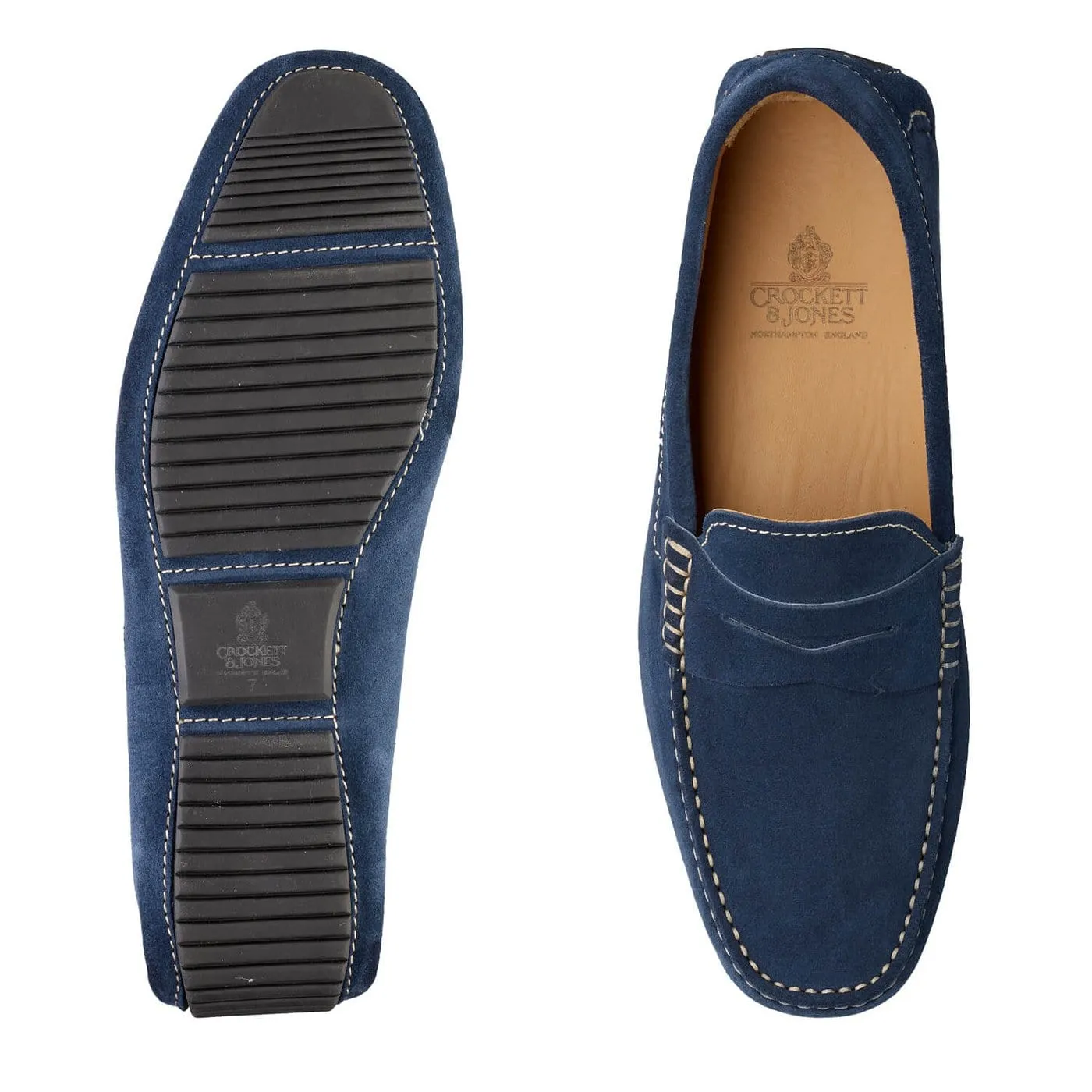 Torino  Navy Suede Rain Step